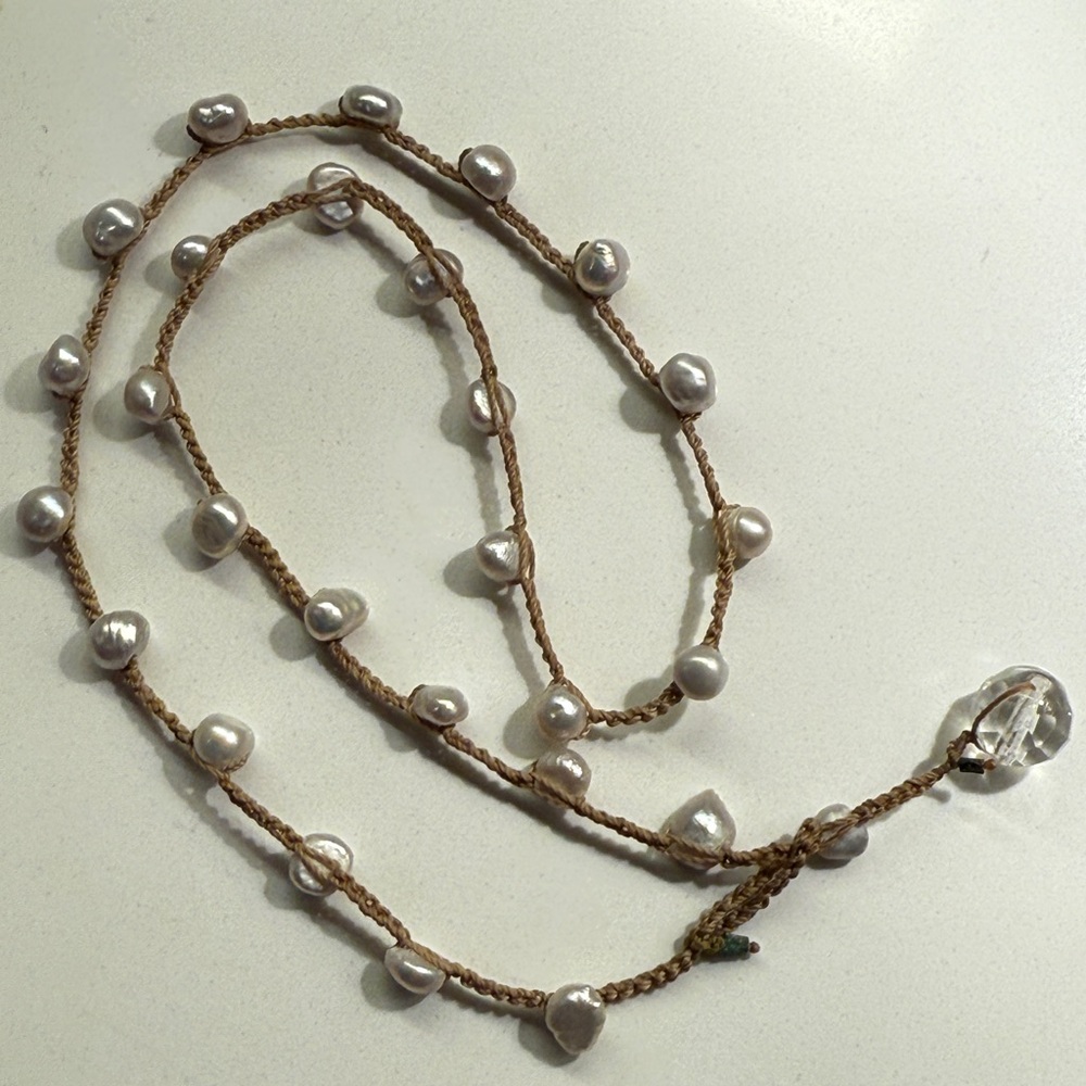 Elegant Pearl Beaded Necklace